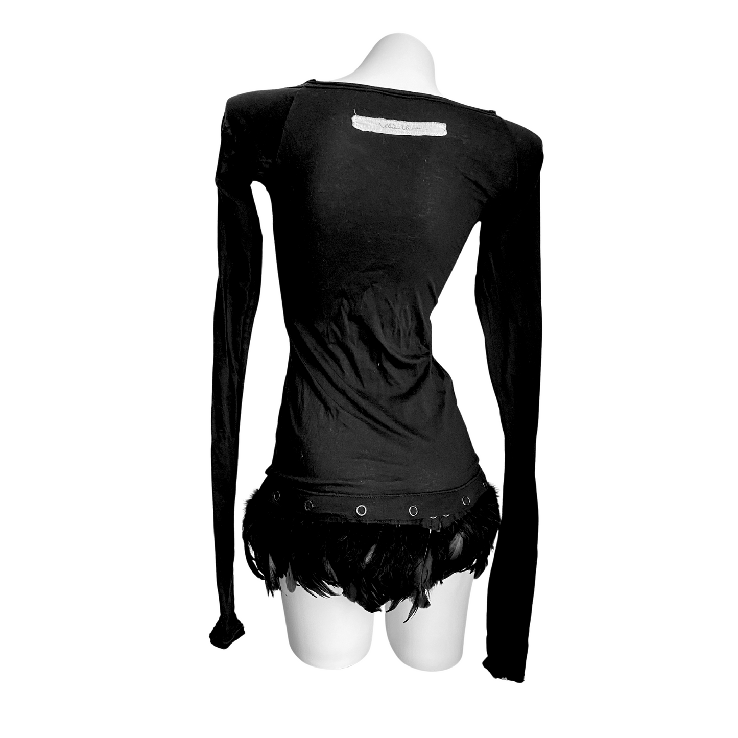 Alice Auaa Top w/ Detachable Feathers