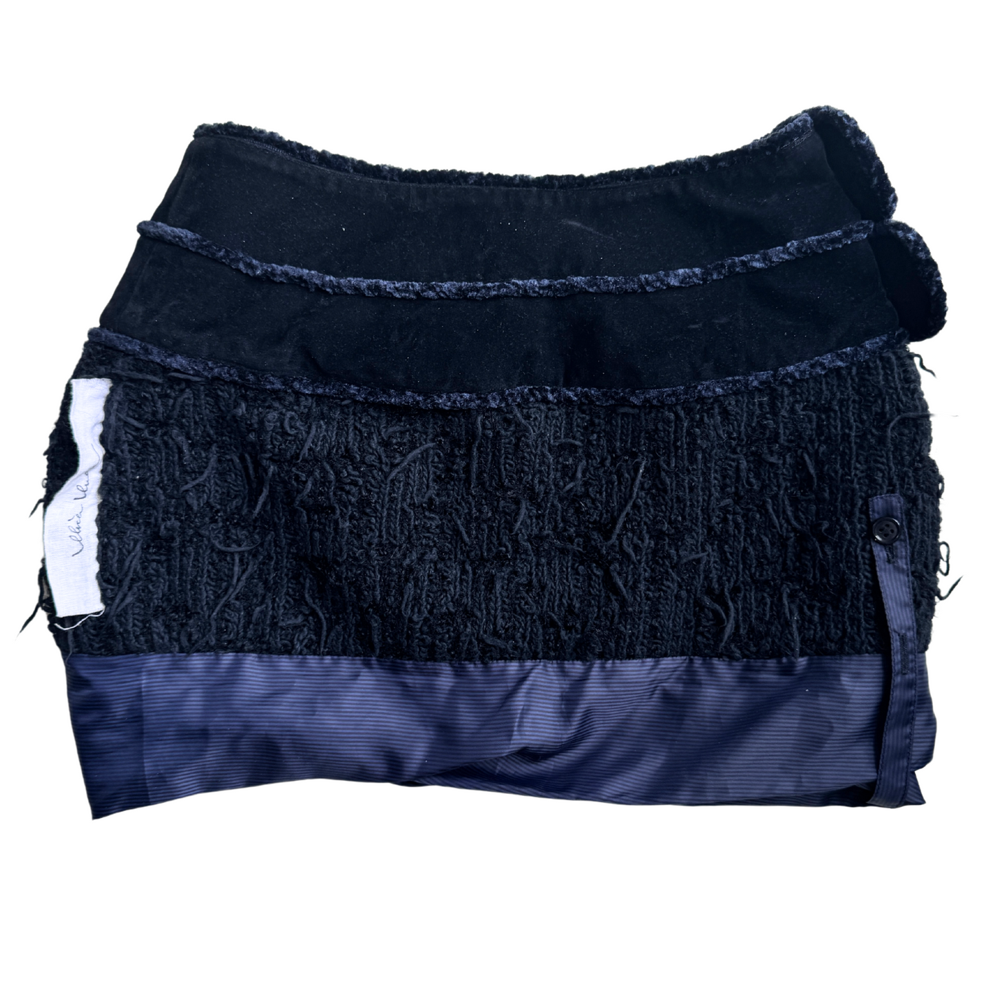 Alice Auaa Textured Blue Mini Skirt