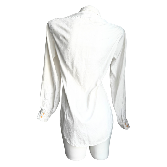 Vivienne Westwood White Long Collar Shirt