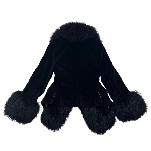 Vivienne Westwood Faux Fur Fluffy Coat