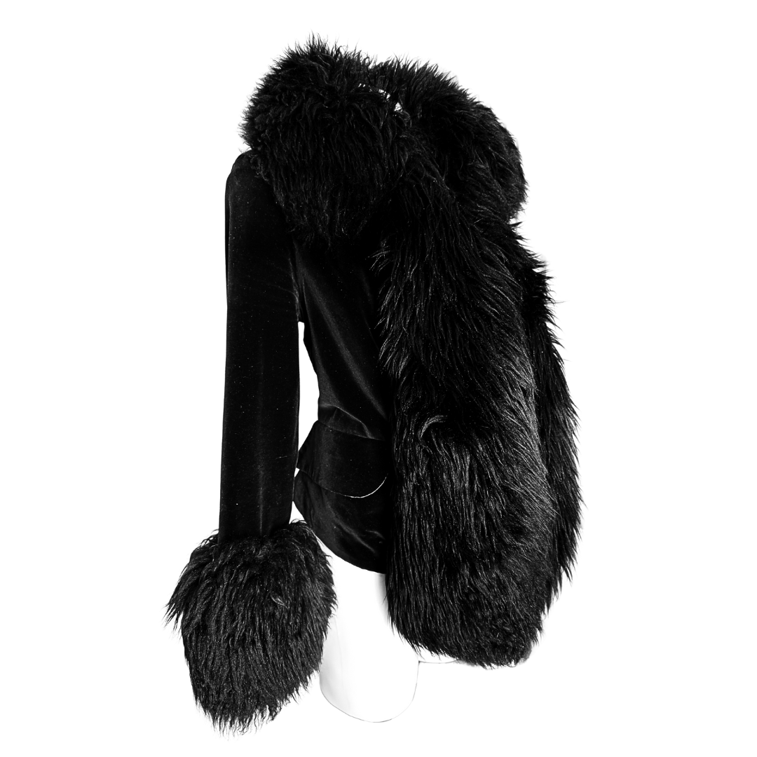 Vivienne Westwood Faux Fur Fluffy Coat