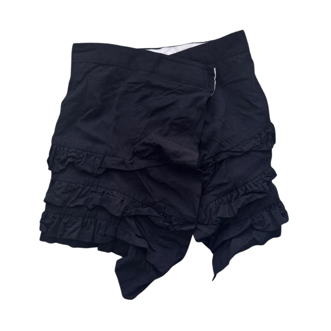 Comme des Garcons Wrap Black Skirt