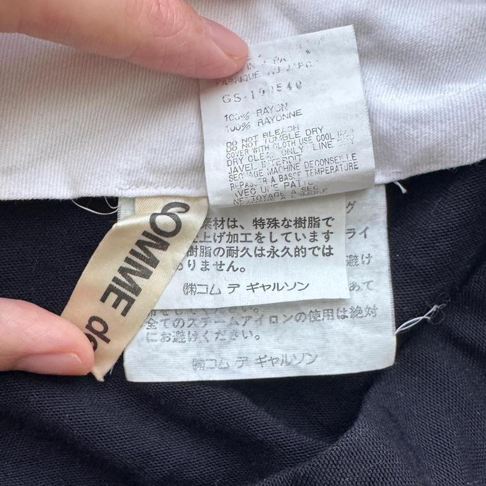 Comme des Garcons Wrap Black Skirt