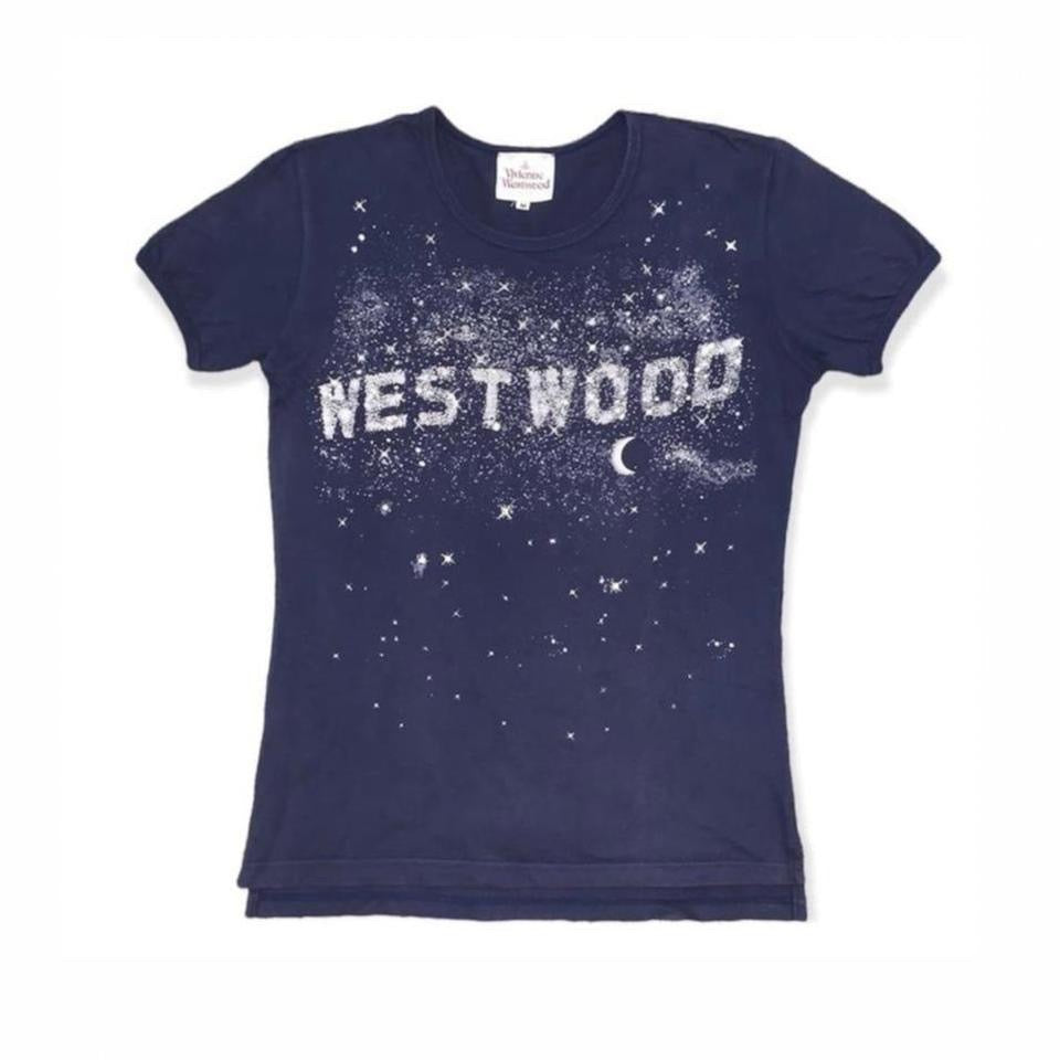 Vivienne Westwood Milky Way Galaxy T-Shirt w/ Crystals
