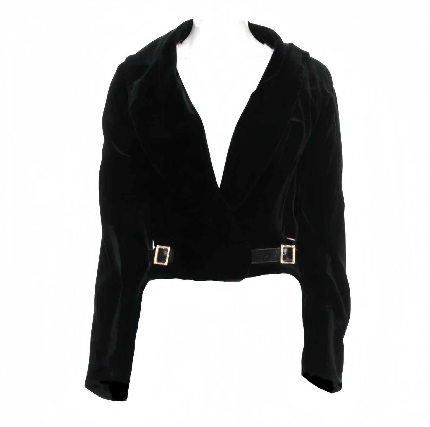 Vivienne Westwood Vintage Buckle Velvet Wrap Outerwear