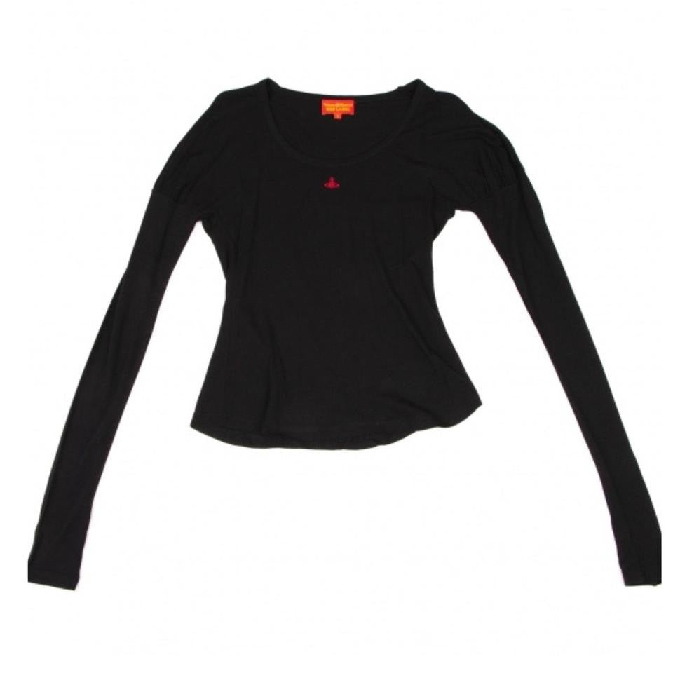 Vivienne Westwood Red Label Long Sleeve Black T-Shirt Top