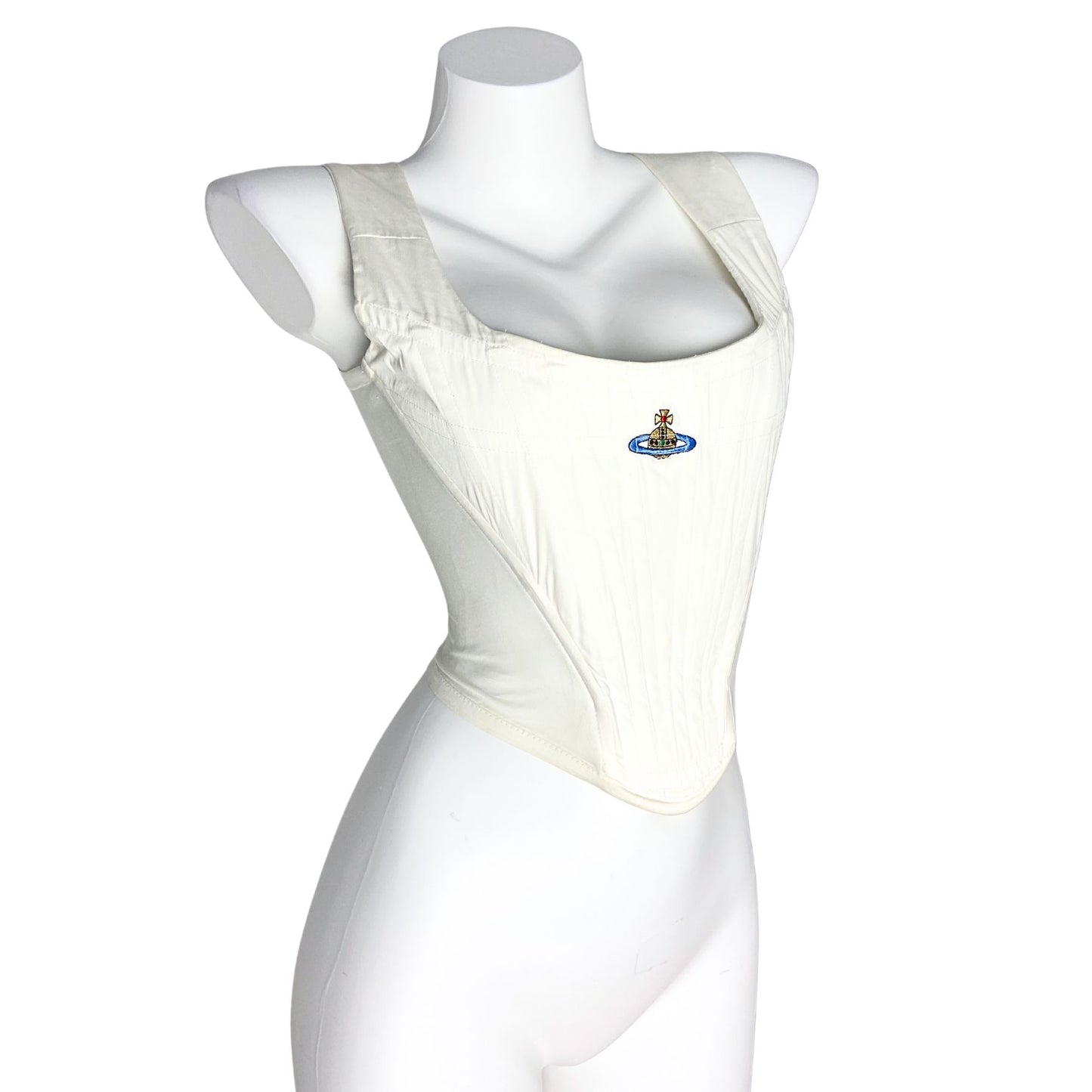 Vivienne Westwood 90's White Orb Corset