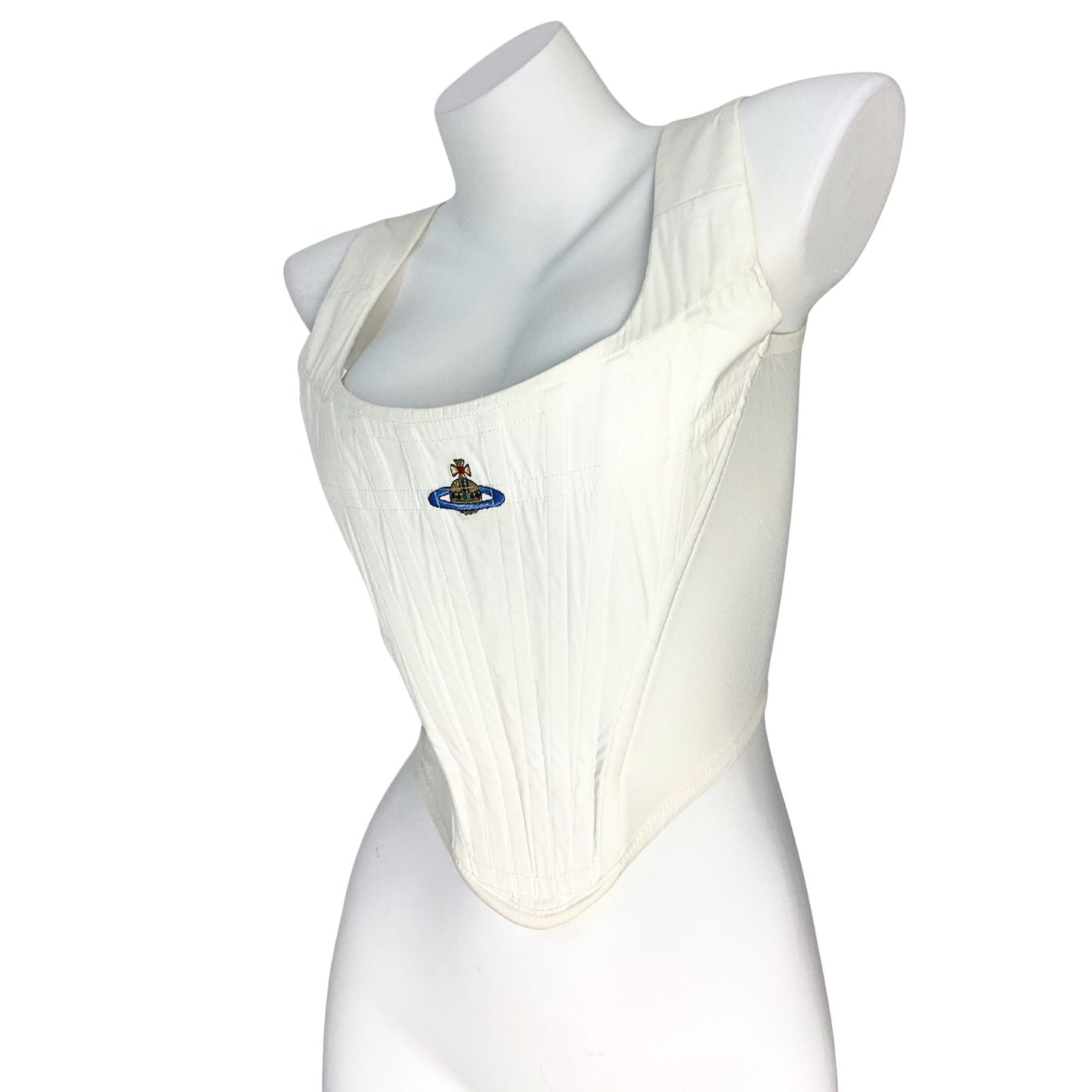 Vivienne Westwood 90's White Orb Corset