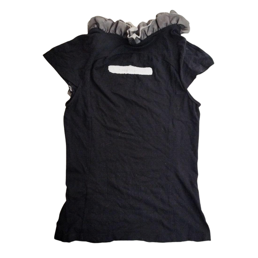 Alice Auaa T-Shirt Ruffle Top