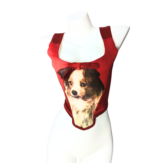 (NFS) Vivienne Westwood Gainsborough Red Collie Corset
