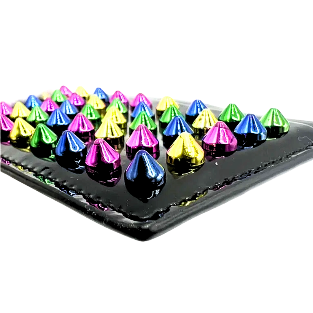 Christian Louboutin Patent Wallet Studded Card Holder