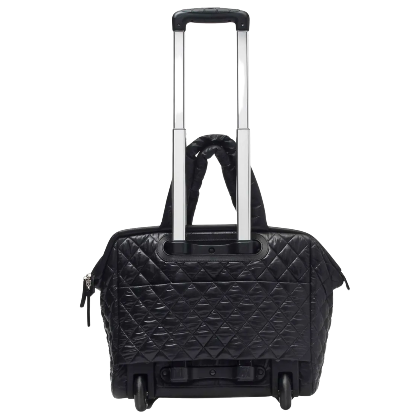 Chanel 2012 Coco Cocoon Quilted Case Trolley Black Luggage