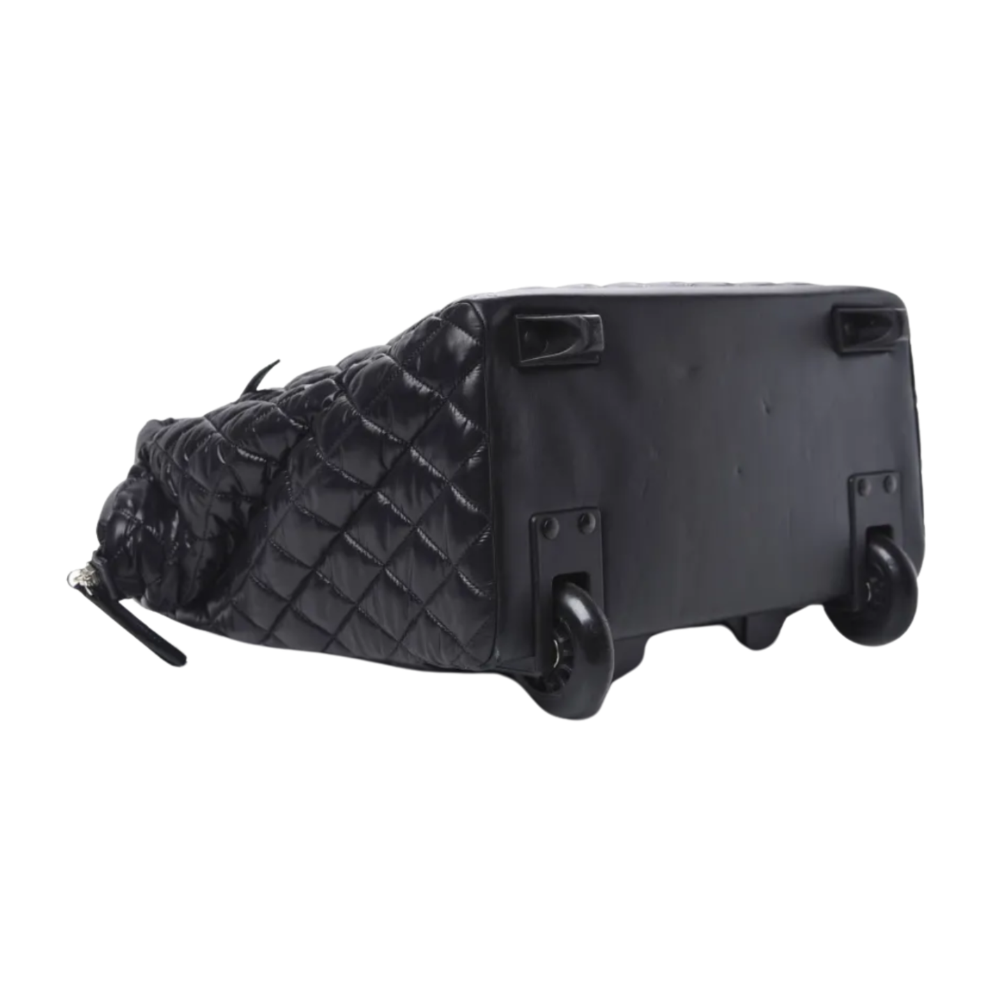 Chanel 2012 Coco Cocoon Quilted Case Trolley Black Luggage