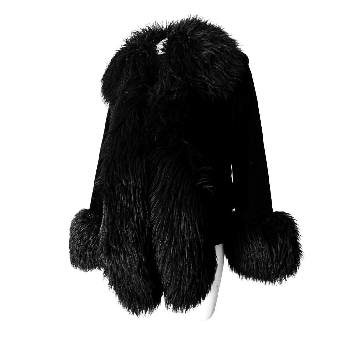 Vivienne Westwood Faux Fur Fluffy Coat