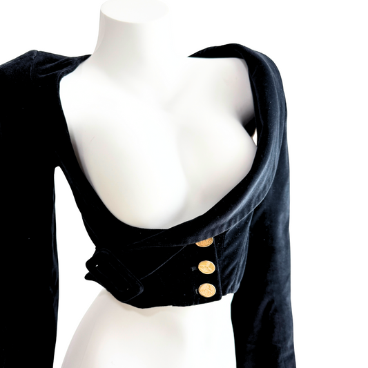 Vivienne Westwood Cropped Velvet Jacket