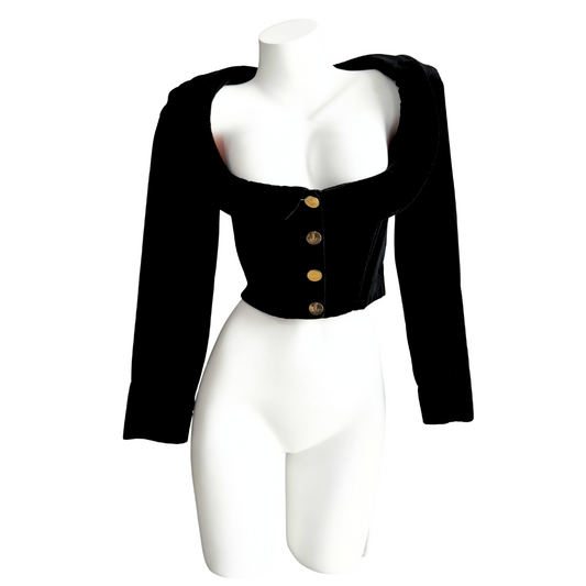 Vivienne Westwood Made in England Velvet Blazer Jacket