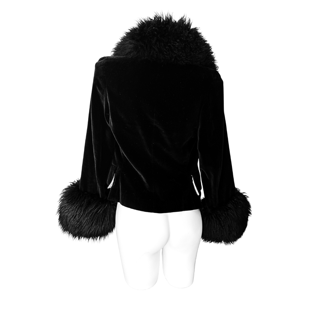 Vivienne Westwood Faux Fur Fluffy Coat