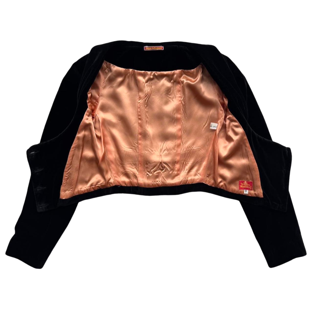Vivienne Westwood Made in England Velvet Blazer Jacket