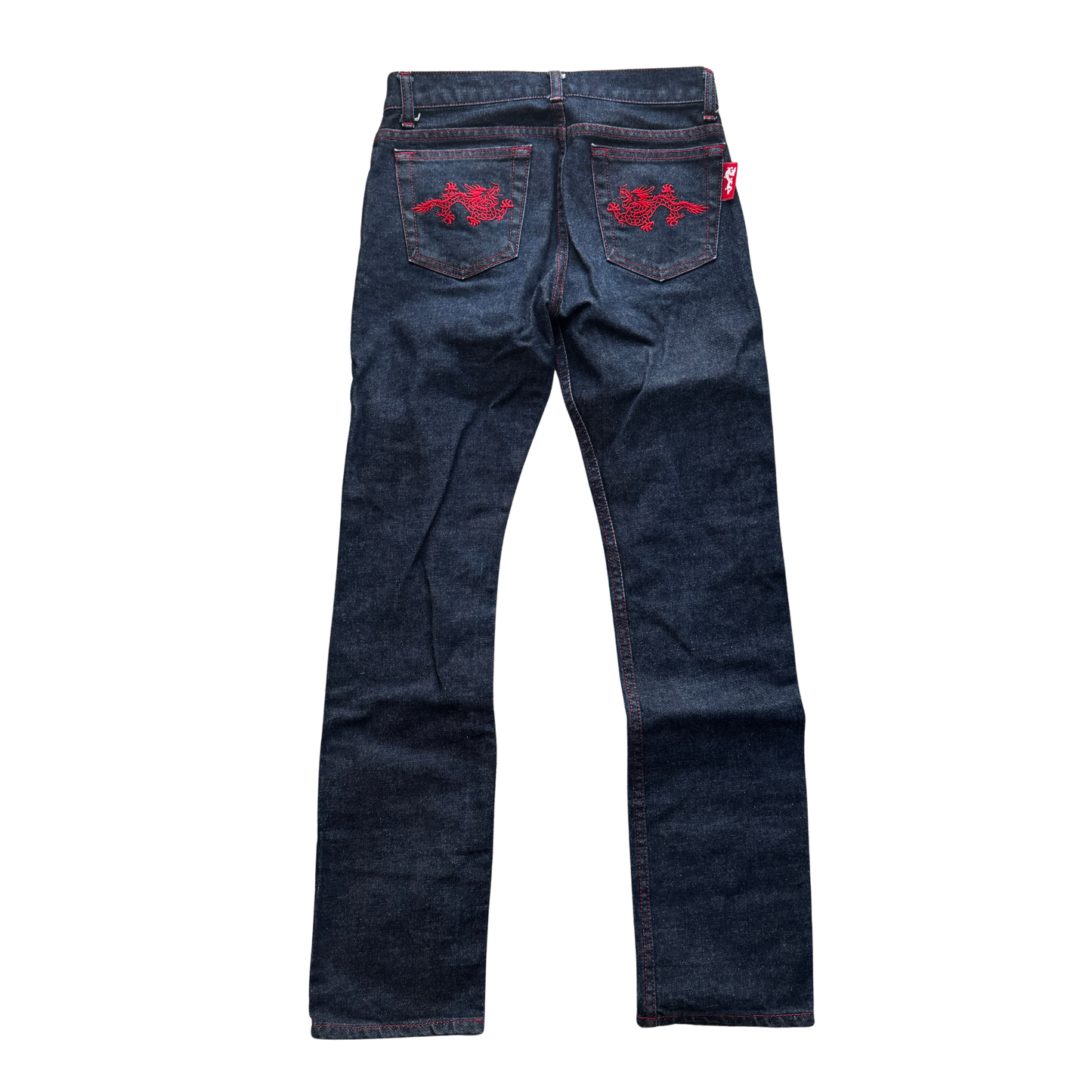 Vivienne Tam Straight Legged Dragon Jeans