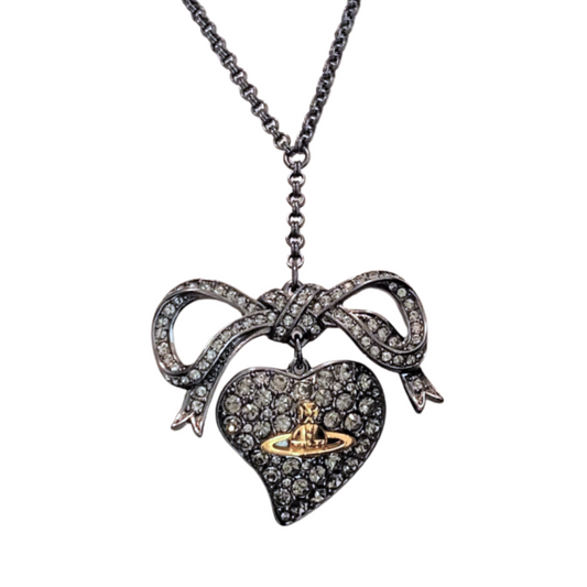 Vivienne Westwood Gunmetal Necklace (London label on the back)