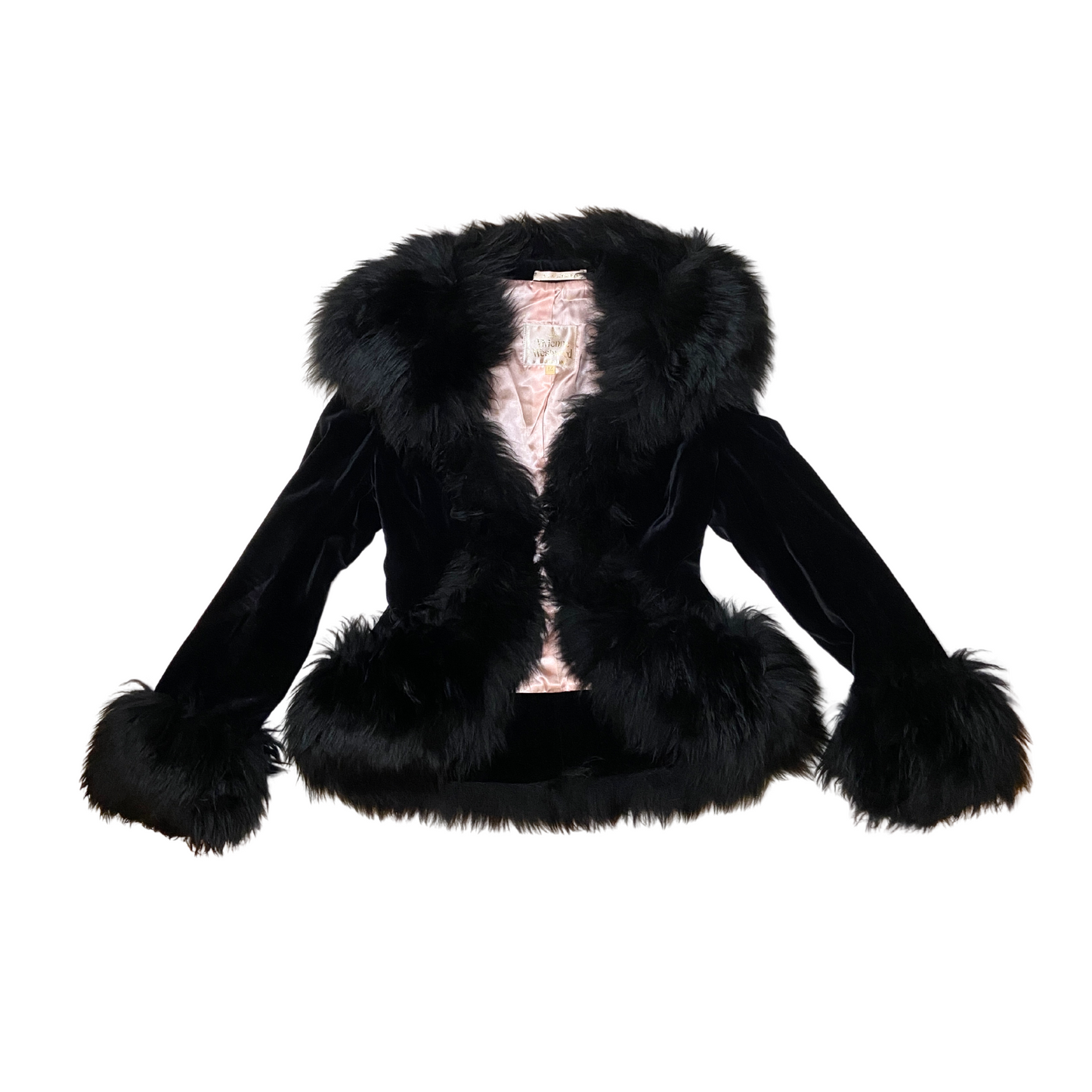 (NFS) Vivienne Westwood Gold Label Made in England Faux Fur Coat