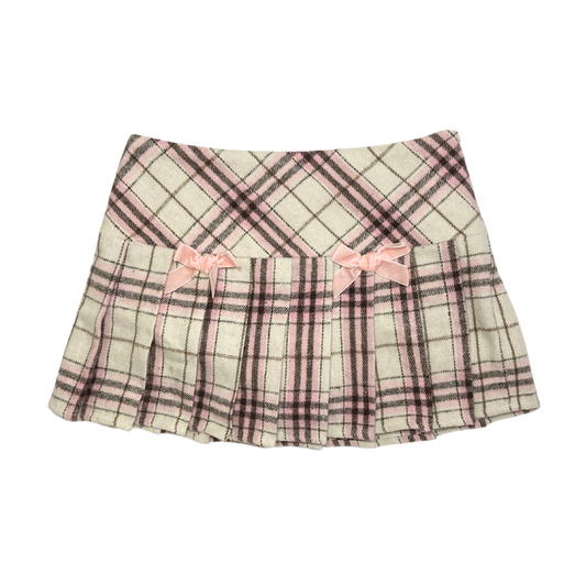Cherie Lou Plaid Bow Skirt