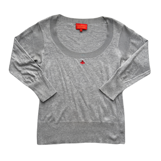 Vivienne Westwood Grey Knit Sweater