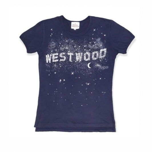 Vivienne Westwood Milky Way Galaxy T-Shirt w/ Crystals