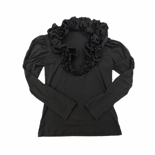 Na+H Frill Collared Top