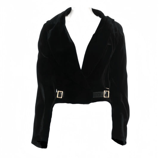 Vivienne Westwood Vintage Buckle Velvet Wrap Outerwear