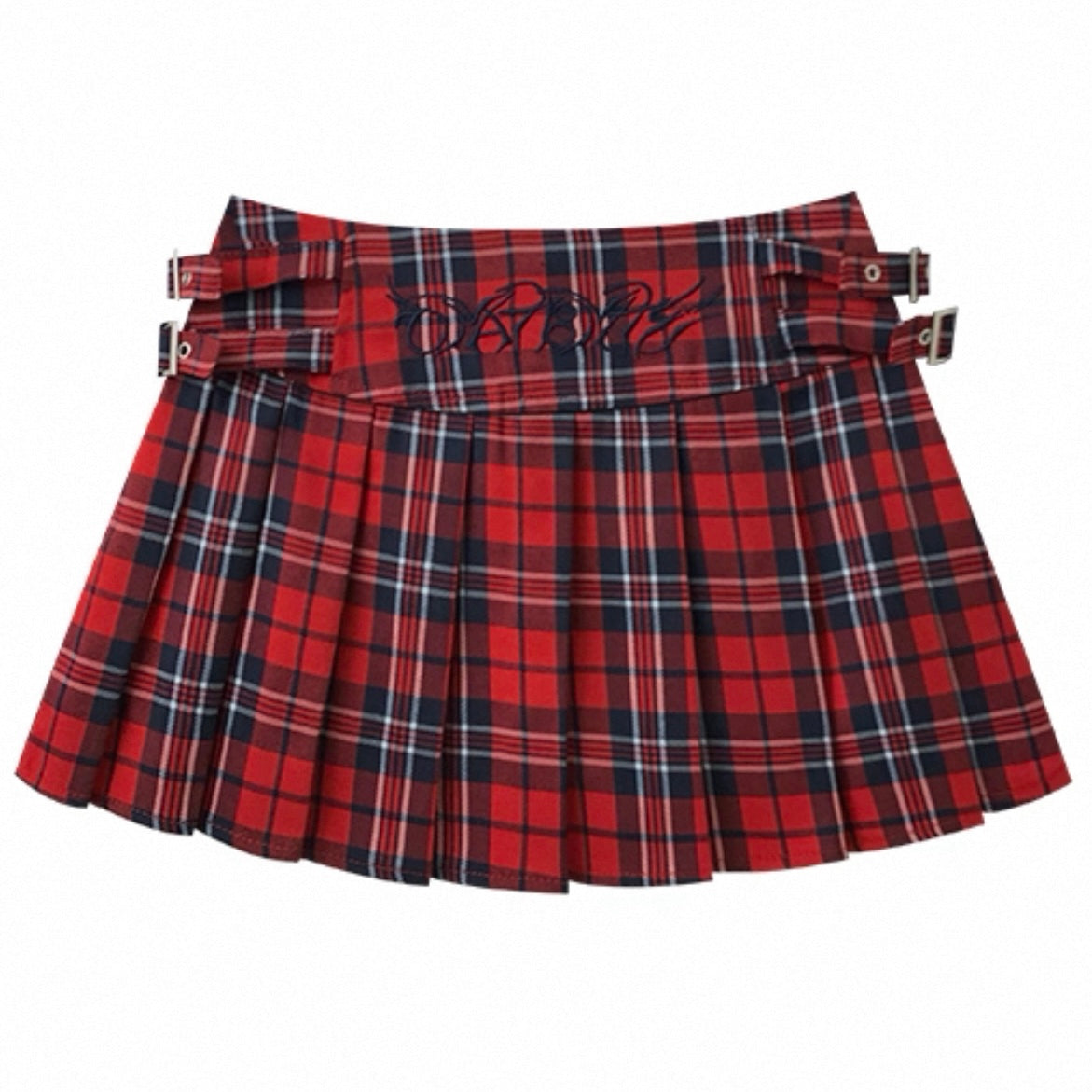 Red Plaid Skirt