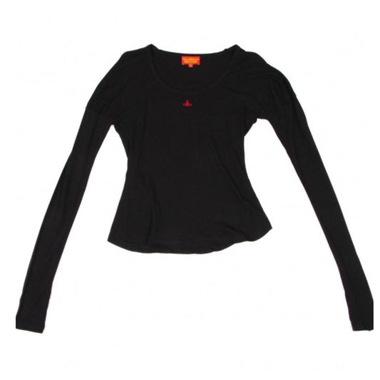 Vivienne Westwood Red Label Long Sleeve Black T-Shirt Top
